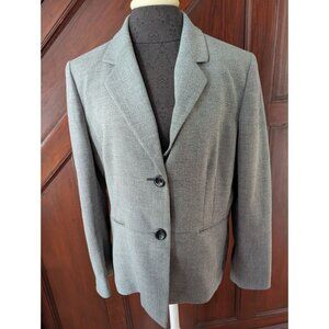 Kasper Classics Womens Blazer Jacket Size 12 Gray